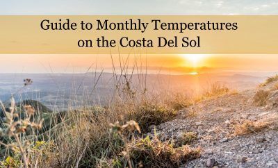 Guide to Monthly Temperatures on the Costa Del Sol
